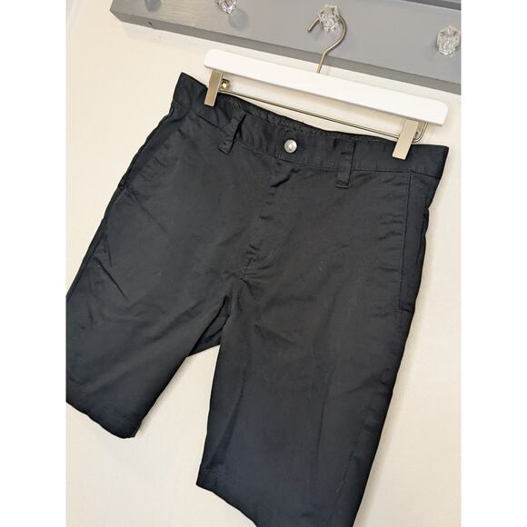 Volcom True to This Black Board Skater Shorts Zip Button Fly Mens Size 30 - Picture 2 of 9